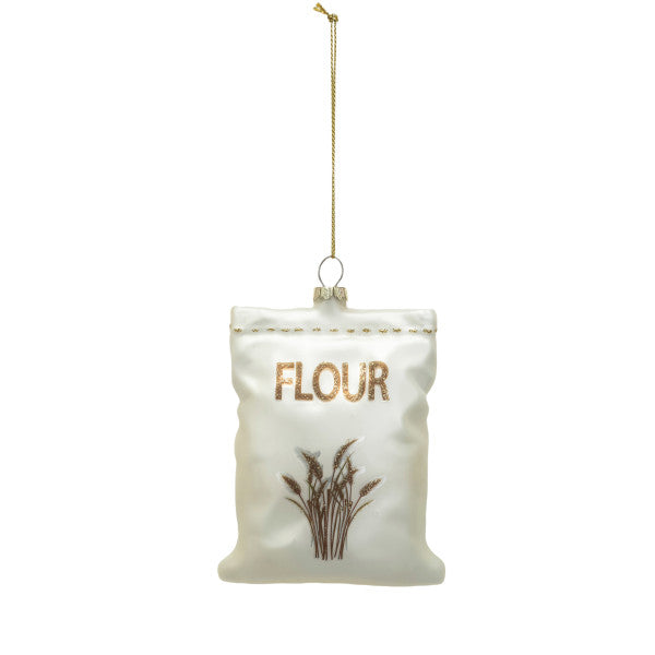 Glass Flour Sack Ornament