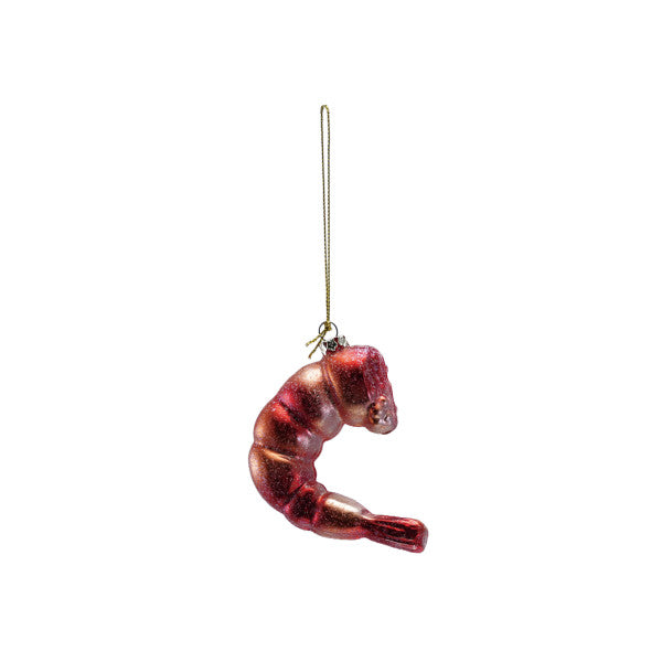 Glass Shrimp Ornament