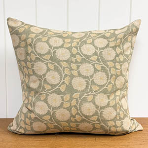 Marigold Block Print Pillow (Two Sizes Available)