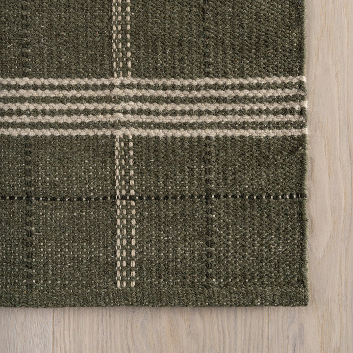 Dash & Albert - Downing Plaid Green Wool Rug
