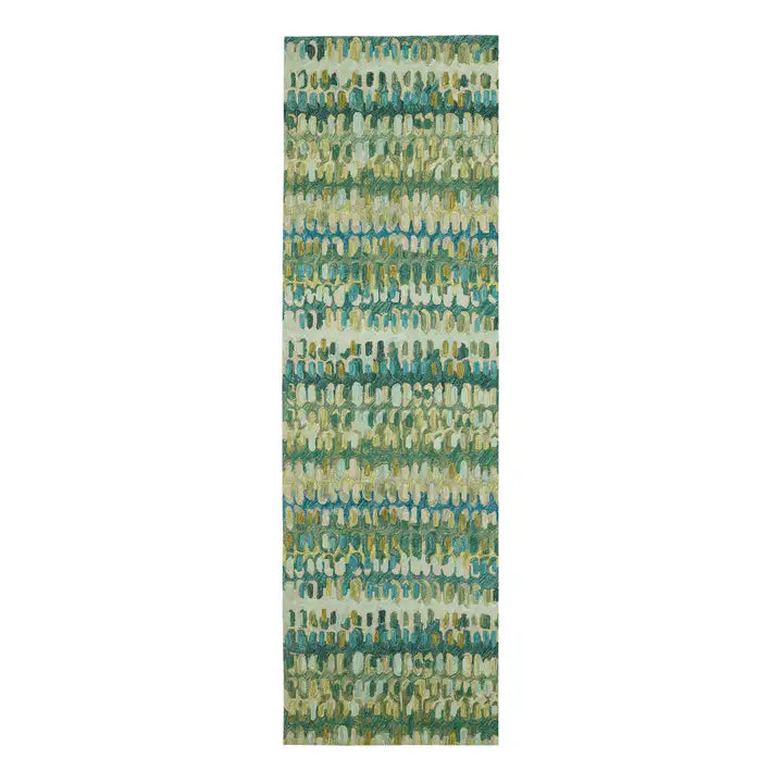 Dash & Albert - Paint Chip Moss Hand Micro Hooked Wool Rug