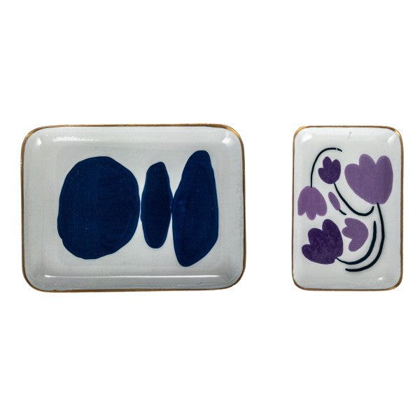 Abstract & Floral Trays