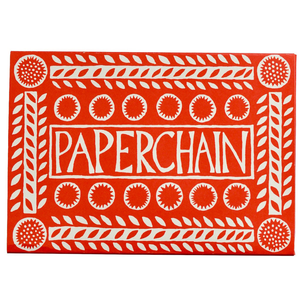 Paper Chain - Red / White