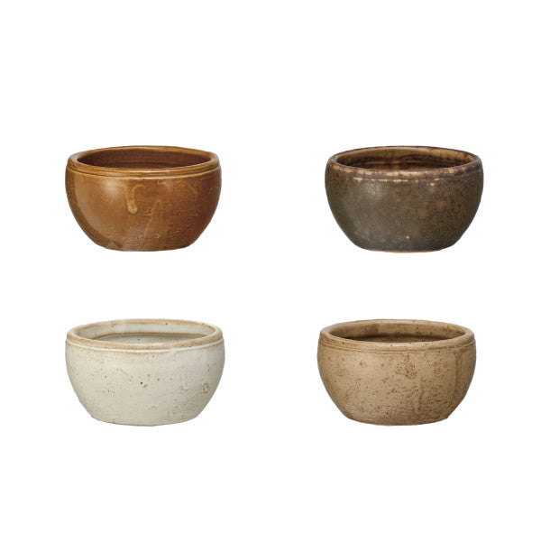 Stoneware Pinch Pot (Four Colours Available)