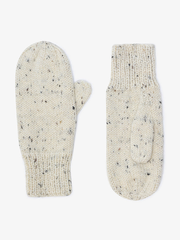 Made in Canada Wool Mittens - White (Two Sizes Available)