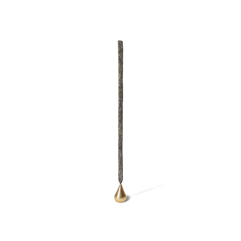 Brass Teardrop Incense Holder - Tall