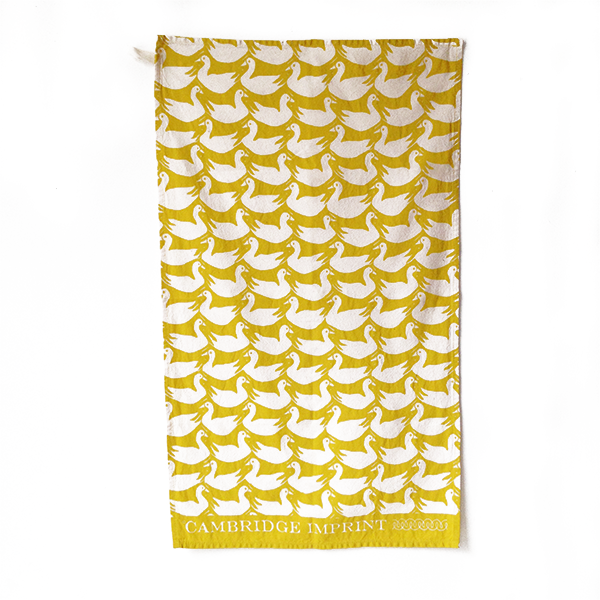 Ducks Tea Towel - Yellow
