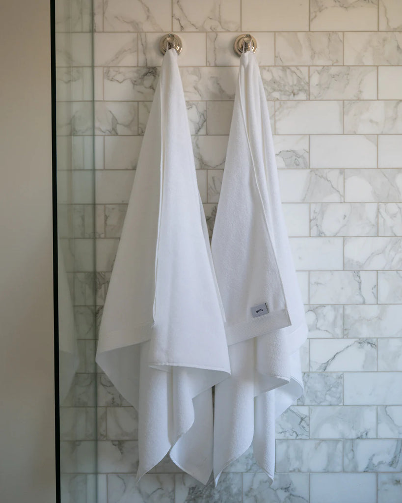 Terry Bath Towel - Chalk