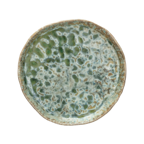 Embossed Stoneware Plate