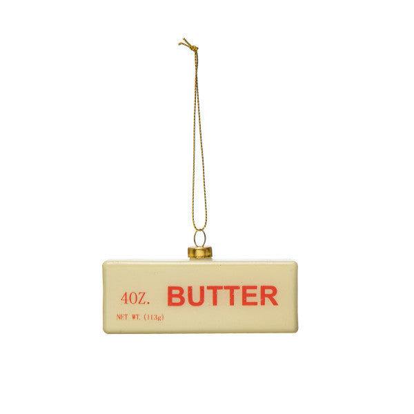 Glass Butter Ornament