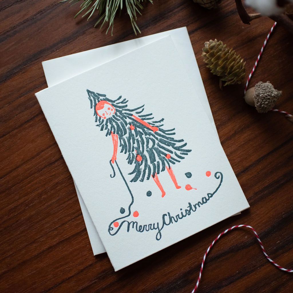 Christmas Girl Card