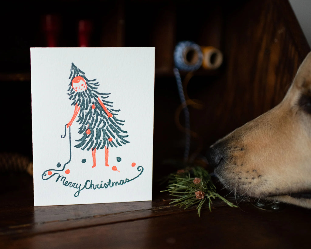 Christmas Girl Card