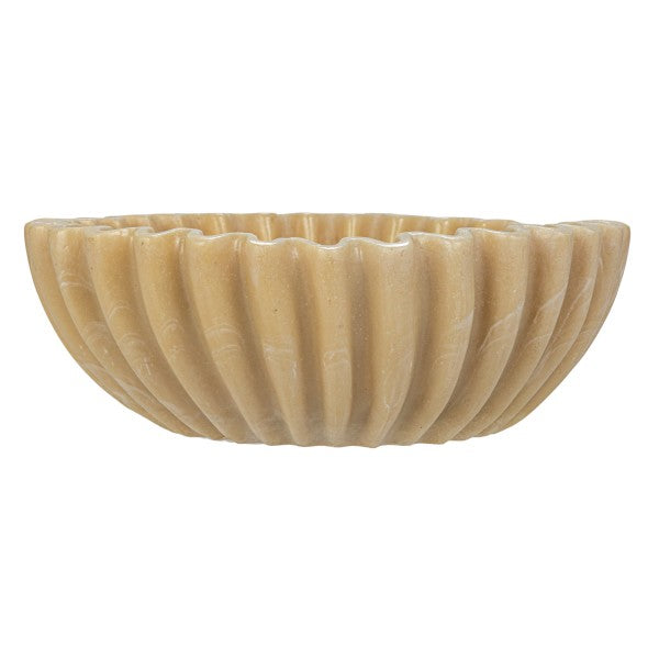 Fluted Resin Bowl