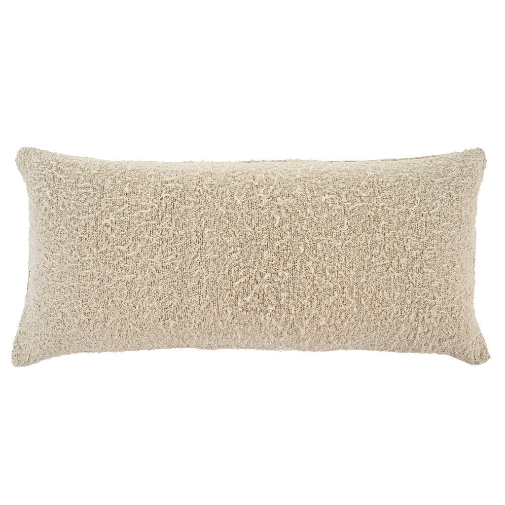 Sherpa Linen Lumbar Pillow