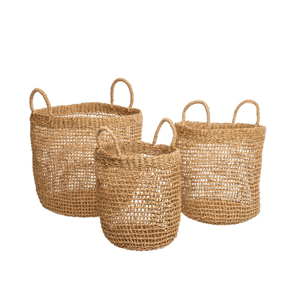Shayne Seagrass Baskets (Three Sizes Available)