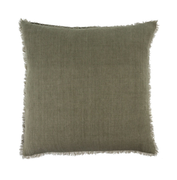 Lina Linen Pillow - Laurel