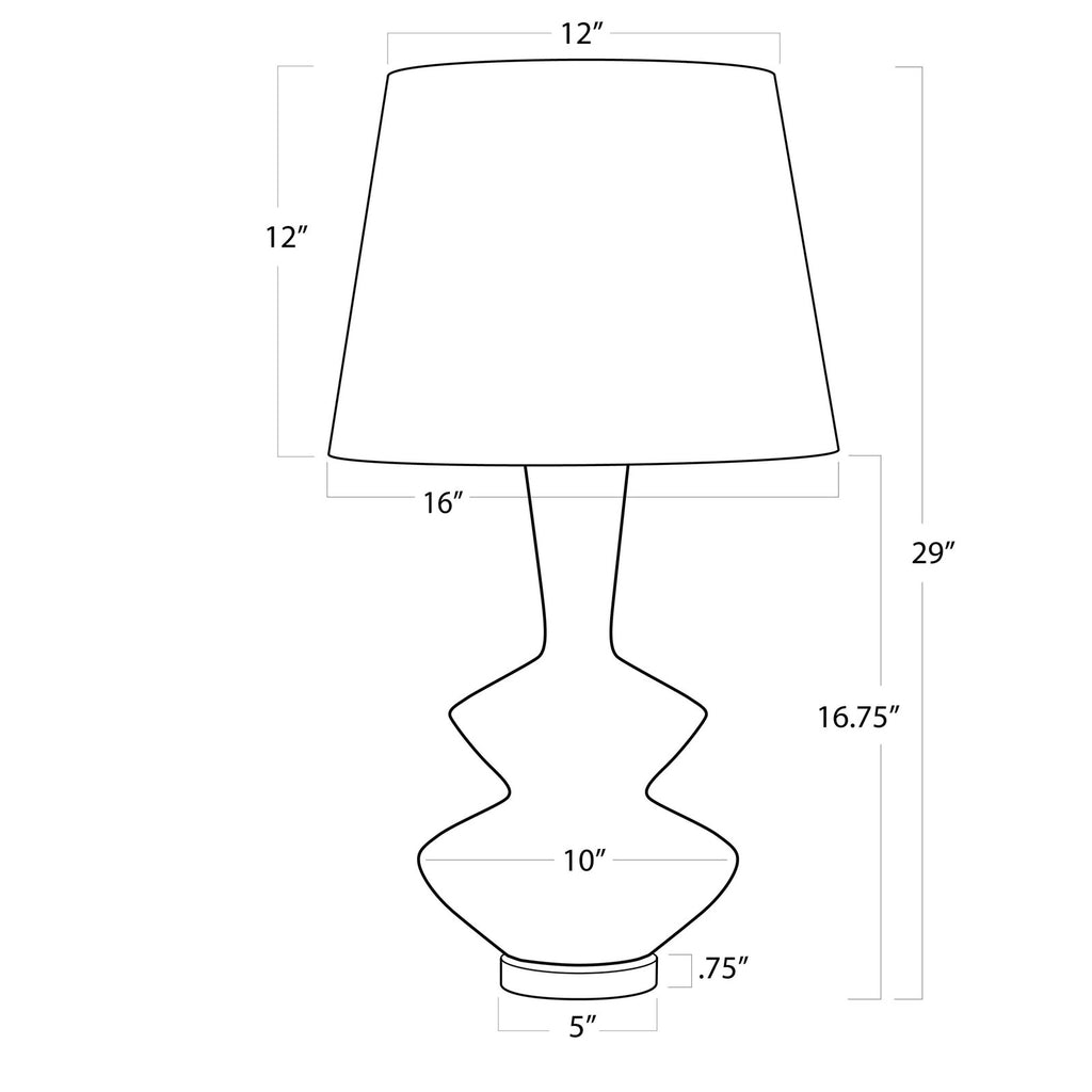 Poe Metal Table Lamp - Black