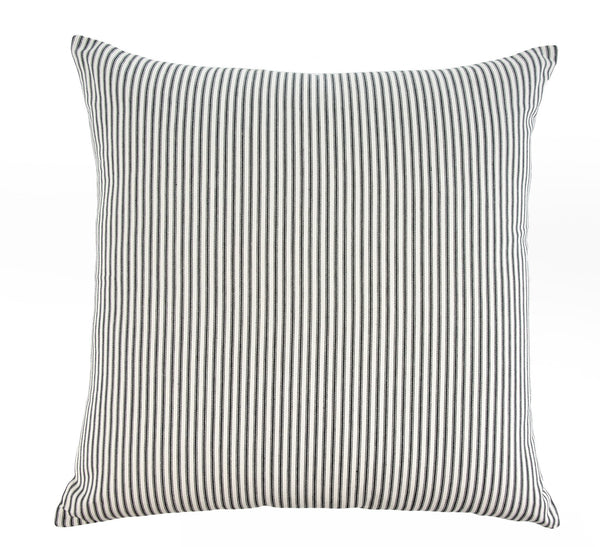 Ticking Stripe Pillow - Black