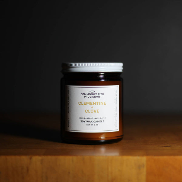 Clementine + Clove  Soy Candle