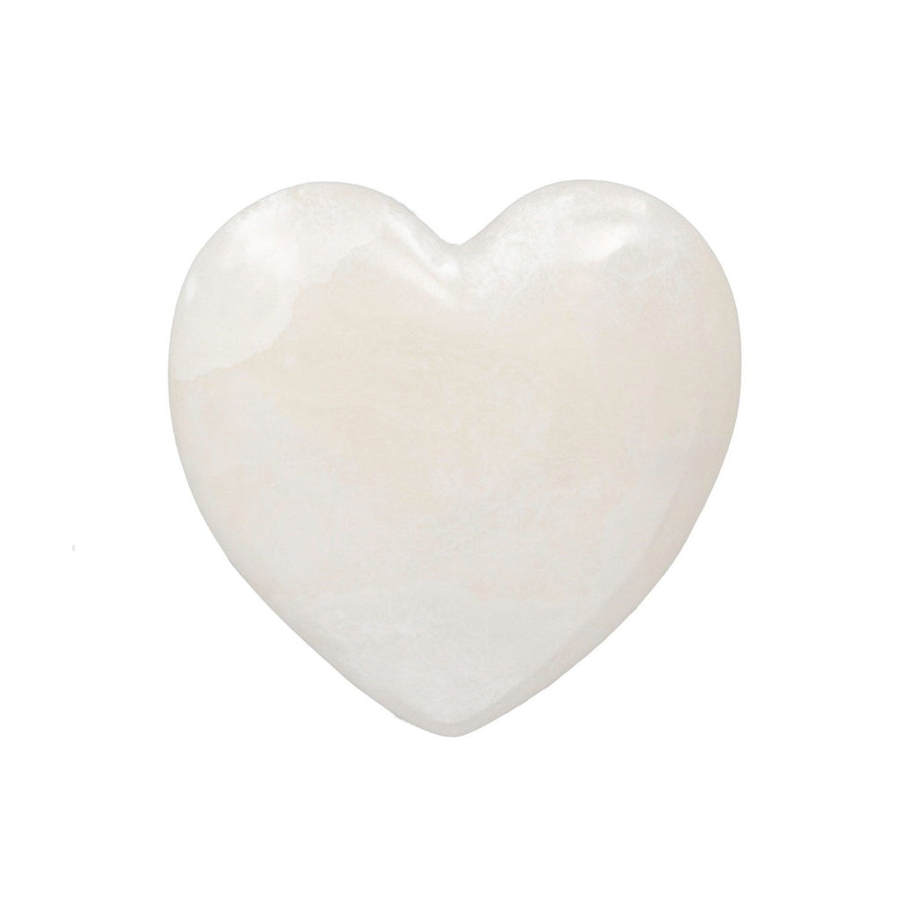 Alabaster Stone Heart - Two Sizes