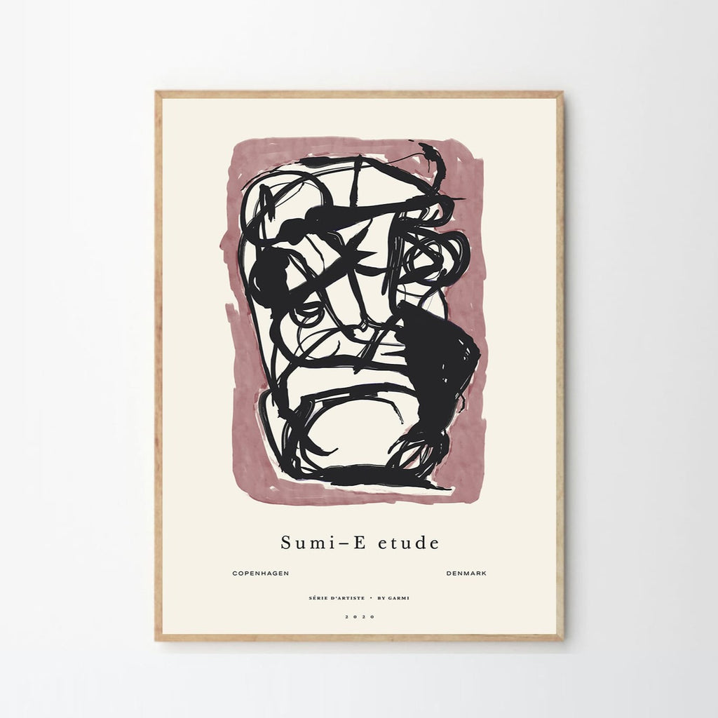 Sumi e 03 - Framed Print