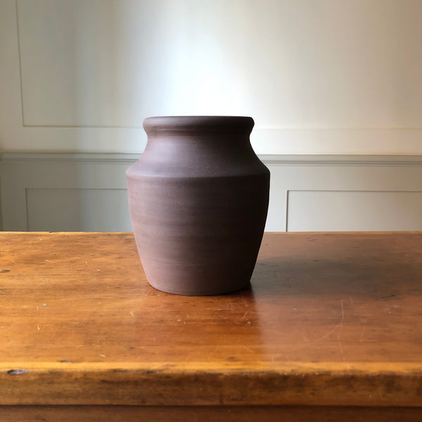 W&P Studio Perfect Vase - Matte Brown