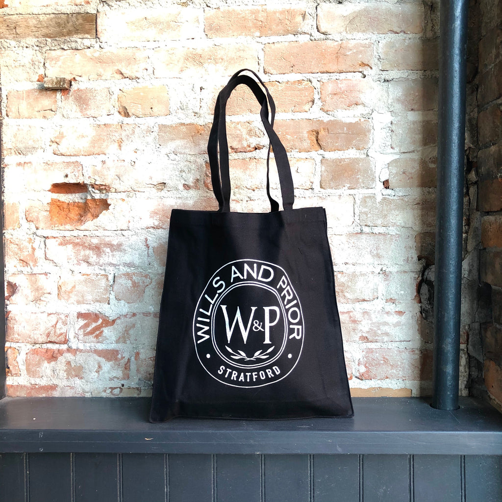 W&P Black Cotton Bag