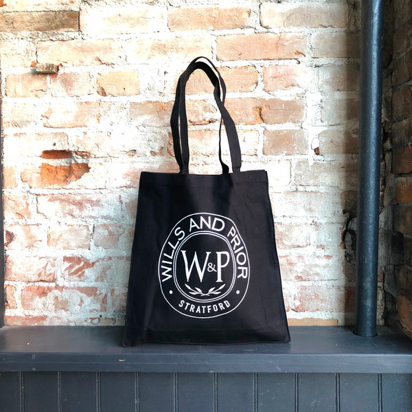 W&P Black Cotton Bag