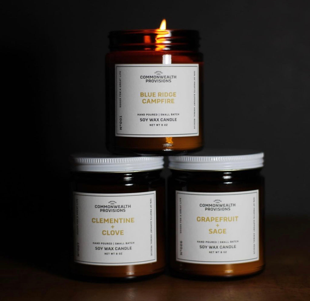 Clementine + Clove  Soy Candle