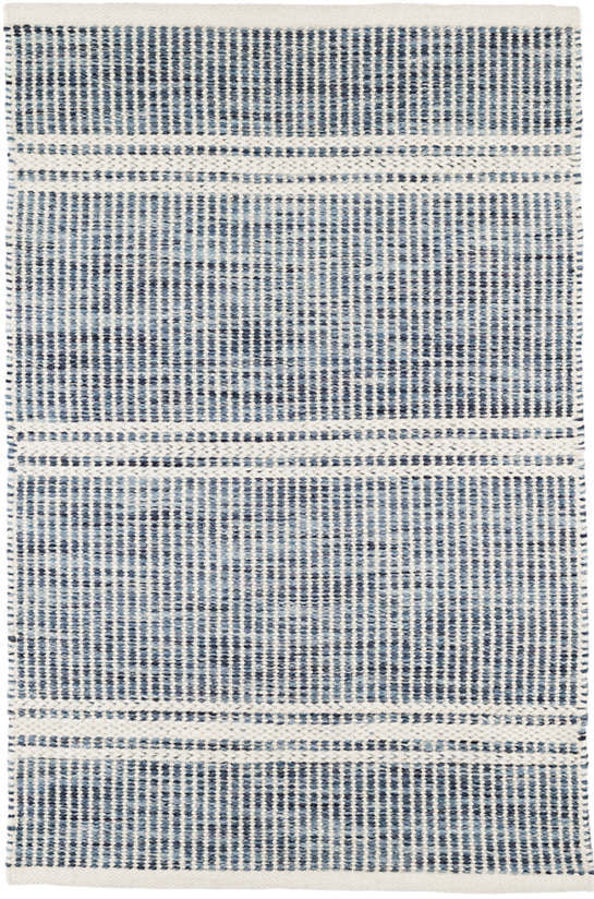 Dash and Albert - Malta Blue Woven Wool Rug