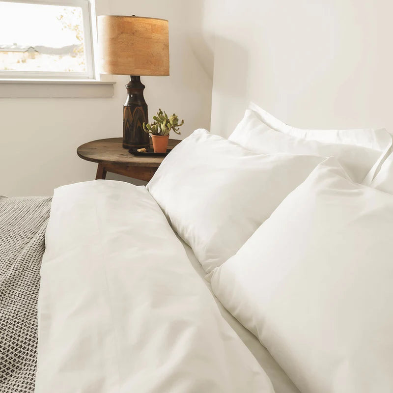 If Only Home Luxury Organic Sheet Set - White Sand