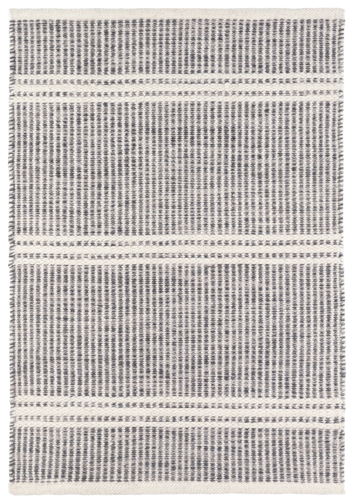 Dash and Albert - Malta Grey Woven Wool Rug