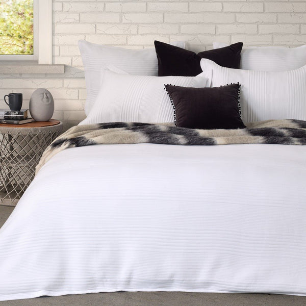 Shay Quilted Cotton Duvet Cover / Coverlet - Two Sizes Available
