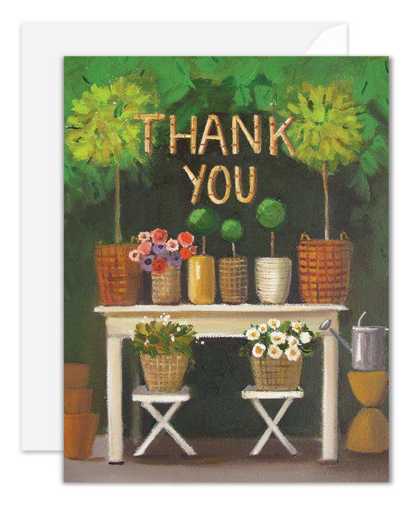 Thank You Garden Card from Janet Hill Studio