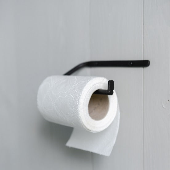 Toilet Paper Holder - Black Iron