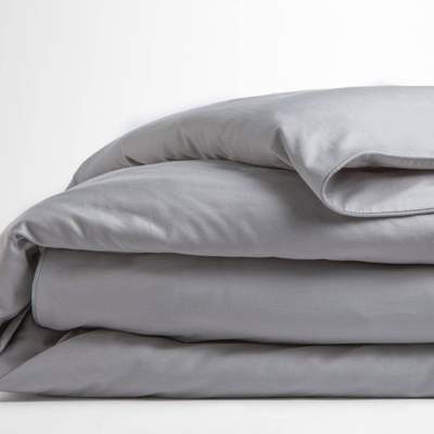 If Only Home Luxury Organic Duvet Cover - Grey Quartz – WILLS & PRIOR