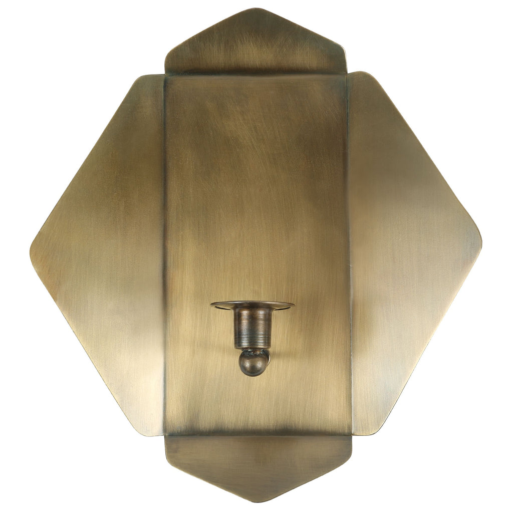 Plated Brass Wall Sconce