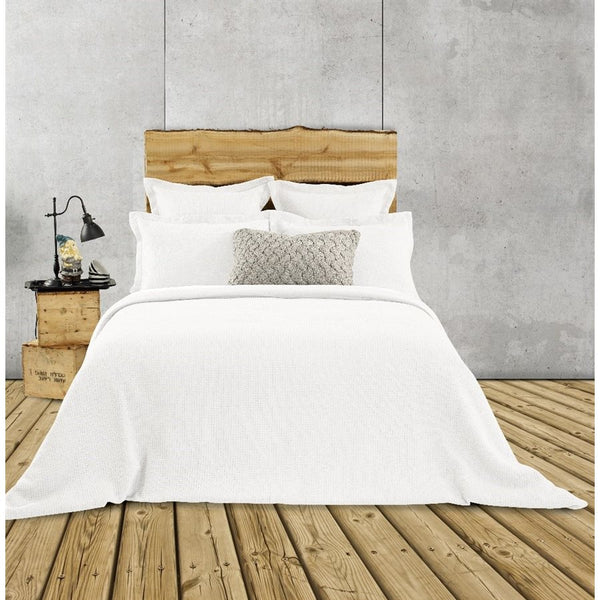 Quilted White Jersey Duvet Cover / Quilt - Two Sizes Available